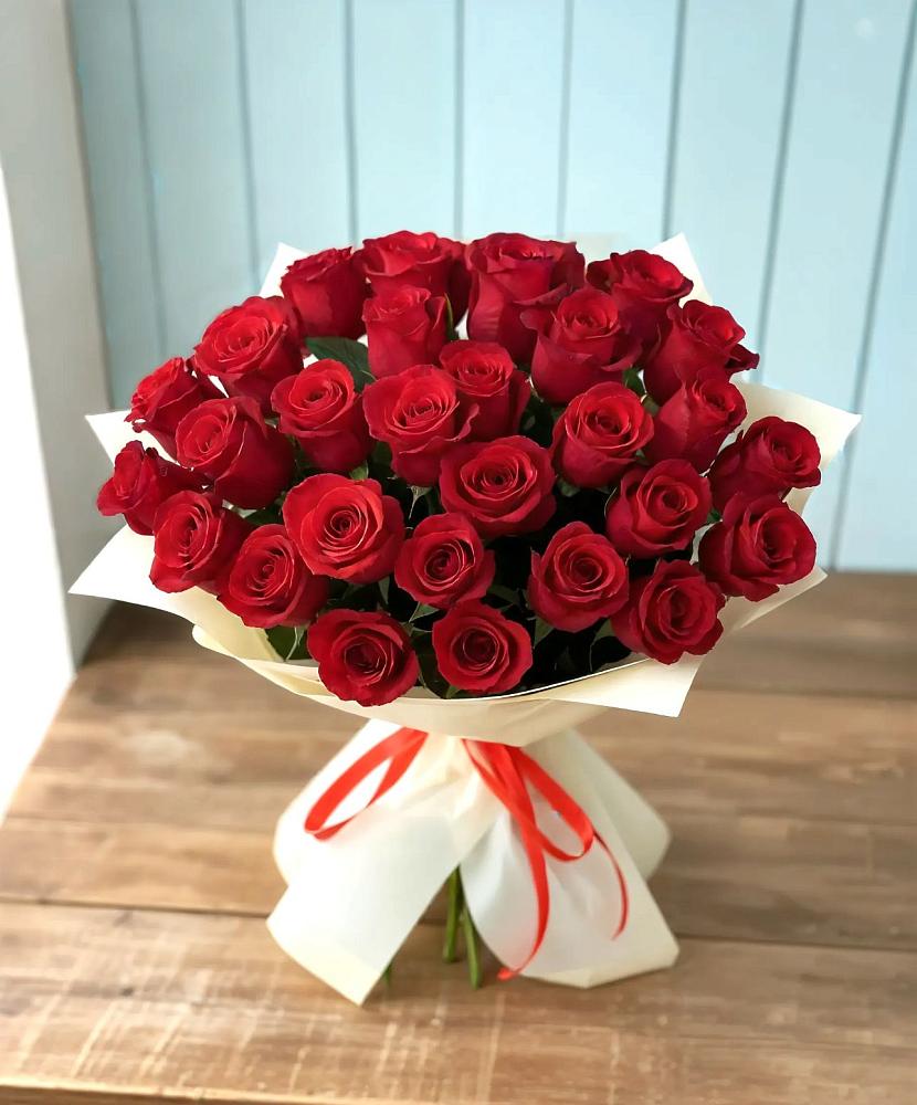Букет 29 Красных роз в Бургуне-Маджаре
