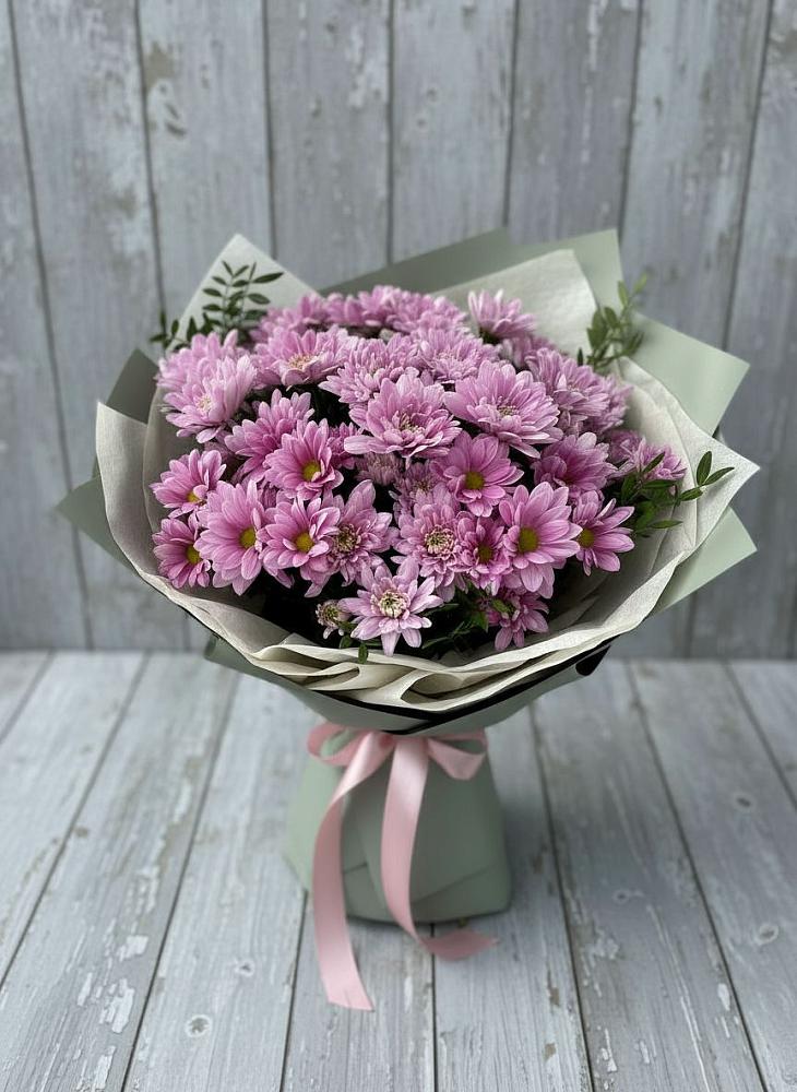 Букет цветов из: Хризантемы в Бургуне-Маджаре