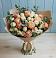 Букет цветов из: Альстромерии и Розы в Бургуне-Маджаре