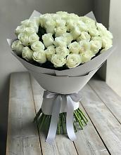 Букет 35 Белых роз #REPLACE_PRED# Бургуне-Маджаре