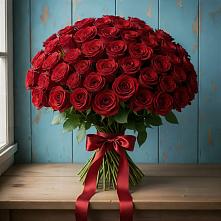 Букет Красные розы Блэк Меджик в Бургуне-Маджаре
