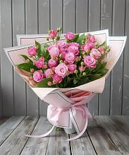 Букет Розовый кустик #REPLACE_PRED# Бургуне-Маджаре