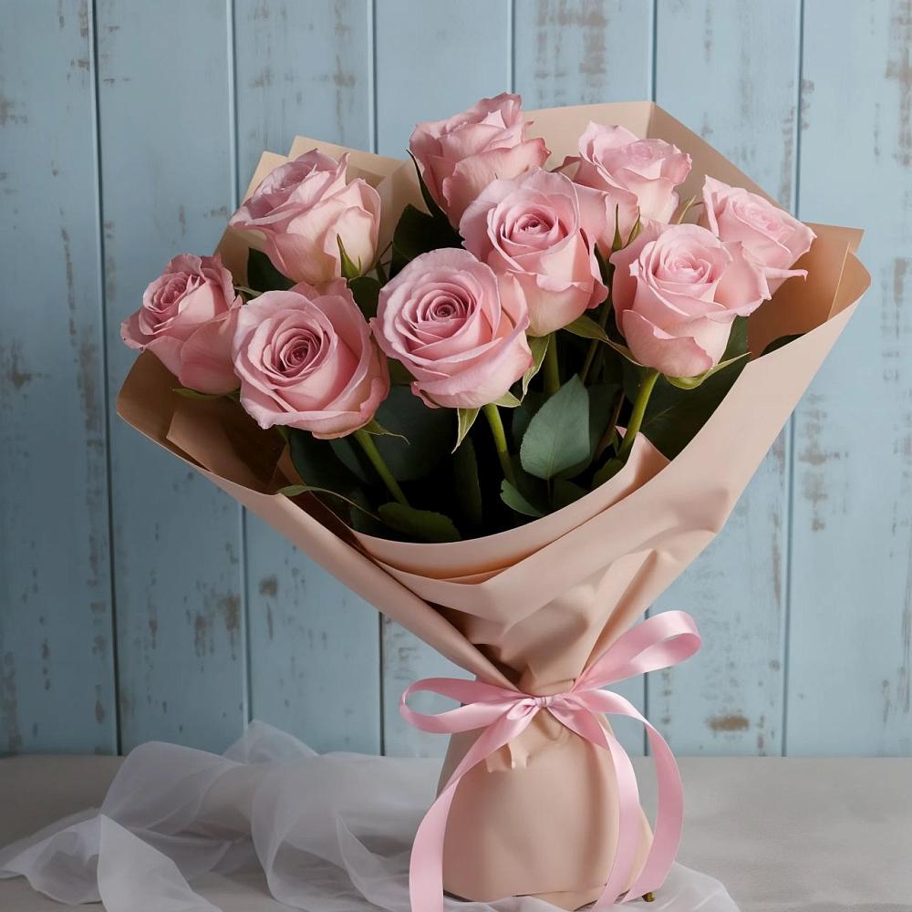 Букет цветов из: Розы в Бургуне-Маджаре