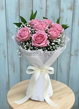 Букет цветов из:  Розы в Бургуне-Маджаре