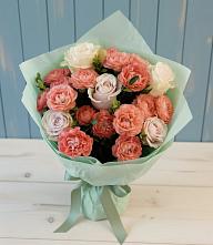 Букет цветов из:  Розы #REPLACE_PRED# Бургуне-Маджаре