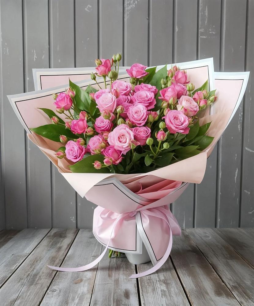 Букет Розовый кустик в Бургуне-Маджаре