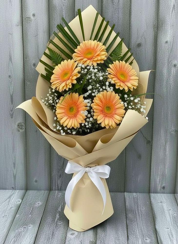 Букет цветов из: Герберы в Бургуне-Маджаре