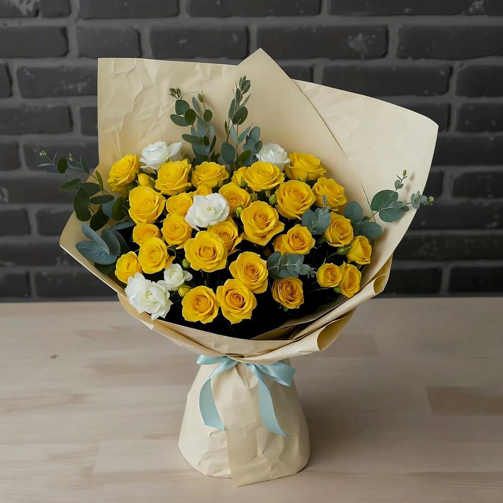 Букет цветов из: Розы в Бургуне-Маджаре